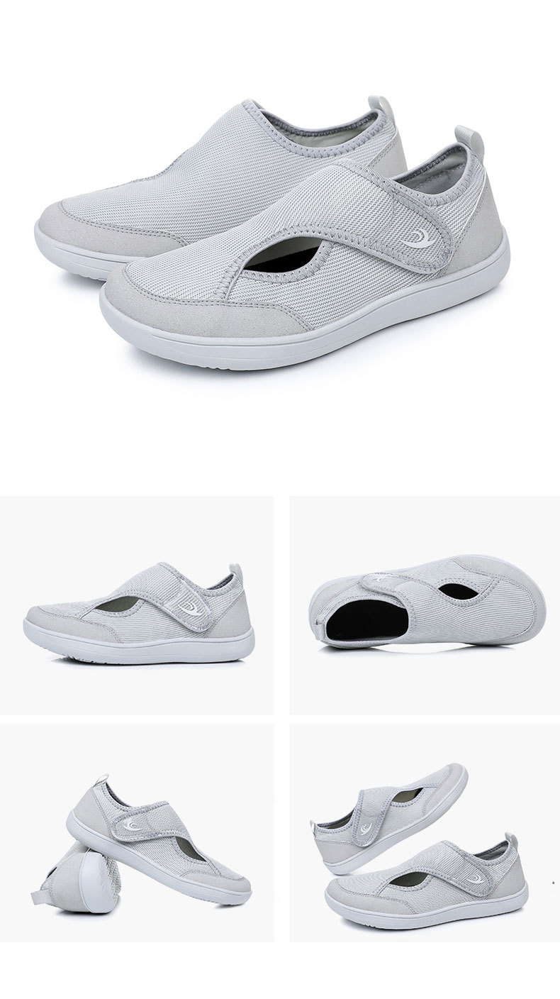 حذاء طبي مريح بتصميم عملي (Slip-On مع لاصق)، مناسب للمشي والاستخدام اليومي – תמונה 3