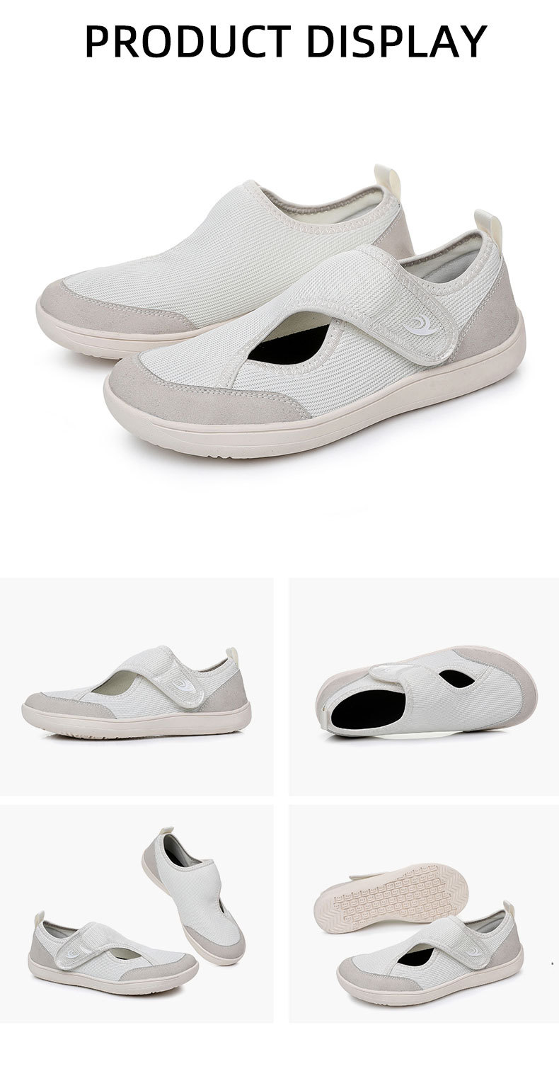 حذاء طبي مريح بتصميم عملي (Slip-On مع لاصق)، مناسب للمشي والاستخدام اليومي – תמונה 2